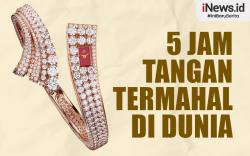 Infografis 5 Jam Tangan Termahal di Dunia