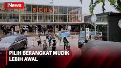 Jelang Lebaran, Banyak Warga Pilih Mudik Lebih Awal dari Stasiun Pasar Senen