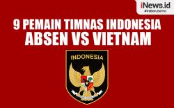 Infografis 9 Pemain Timnas Indonesia yang Absen Vs Vietnam