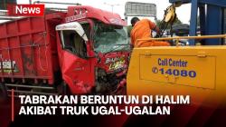 Tabrakan Beruntun GT Halim Disebabkan Aksi Ugal-Ugalan Supir Truk