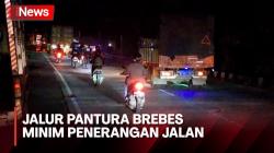 Jelang Mudik Jalur Pantura Brebes Minim Penerangan Jalan, Pemotor Diimbau Hati-Hati