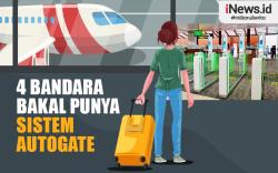 Infografis 4 Bandara Ini Bakal Punya Sistem Autogate di 2024 