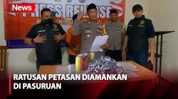 Pria Ini Ditangkap saat Akan Kirim Ratusan Petasan untuk Rayakan Lebaran di Pasuruan