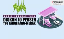 Infografis Tol Tangerang-Merak Beri Diskon 10 Persen untuk yang Mudik Lebih Awal