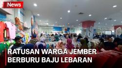 Antusias Warga Berburu Baju Lebaran di Mal Terbesar Kota Jember 