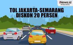 Infografis Jasa Marga Beri Diskon Tarif 20 Persen Tol Jakarta-Semarang pada Periode Lebaran
