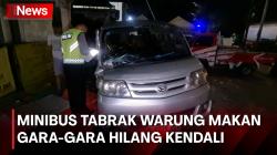  Brak! Minibus Tabrak Warung Makan di Jakarta Barat, 3 Orang Terluka 