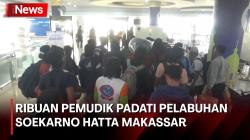 H-8 Lebaran, Begini Suasana di Pelabuhan Soekarno Hatta Makassar