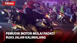 Pemudik Motor Mulai Padati Ruas Jalan Kalimalang, Rata-Rata Tujuan Jateng dan Jatim