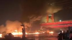 Kapal Meledak-Terbakar di Bawah Jembatan Ampera, Ini Identitas Nakhoda yang Tewas<