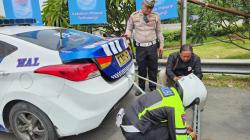 Ranjau Paku Berserakan di Tol Cikampek, Setengah Jam Disisir Polres Karawang Dapat 1,5 Kg