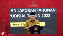 Wapres Singgung Prinsip Moral Hakim: Ikuti Hawa Nafsu Akan Menyesatkan