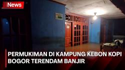 Imbas Sungai Cibeber Meluap, Permukiman di Kampung Kebon Kopi Bogor Terendam Banjir