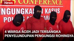  4 Pelaku Penyelundupan Pengungsi Rohingnya di Aceh Diamankan Polisi 