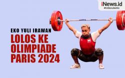 Infografis Lifter Eko Yuli Lolos ke Olimpiade 2024 