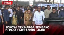 Jokowi Cek Ketersediaan Sembako di Pasar Merangin Jambi Jelang Lebaran