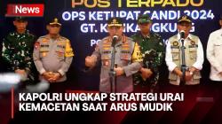 Kapolri Ungkap Strategi Urai Kemacetan saat Cek Persiapan Arus Mudik di GT Kalikangkung