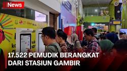  Sebanyak 17.522 Pemudik Berangkat dari Stasiun Gambir di H-6 Lebaran