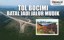 Infografis Tol Bocimi Batal Jadi Jalur Mudik 2024