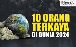 Infografis Daftar 10 Orang Terkaya di Dunia 2024