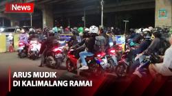Arus Mudik Kalimalang Jakarta Timur Terpantau Ramai pada Jumat Dini Hari