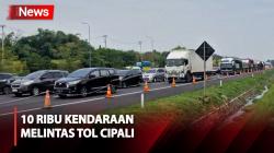 Arus Mudik, 10 Ribu Kendaraan Melintas Tol Cipali hingga Siang Ini