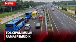 Ruas Tol Cipali pada H-5 Lebaran Mulai Ramai Pemudik