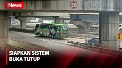 Melihat Arus Mudik di Tol Simpang Susun MBZ dan Tol Japek Arah Timur, Terpantau Ramai Lancar