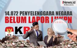 Infografis 14.072 Penyelenggara Negara Belum Lapor LHKPN