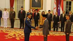 Presiden Jokowi Lantik Marsdya Tonny Harjono Jadi KSAU