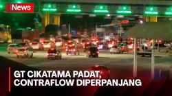 GT Cikampek Utama Mulai Padat, Contraflow Tol Jakarta-Cikampek Diperpanjang