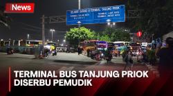 Jelang Puncak Arus Mudik, Terminal Bus Tanjung Priok Diserbu Pemudik