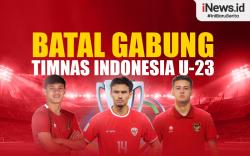 Infografis Daftar 3 Pemain Batal Gabung Timnas Indonesia U-23 di Piala Asia U-23 2024