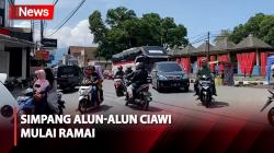 Peningkatan Jumlah Kendaraan yang Melintas Terpantau di Simpang Alun-Alun Ciawi