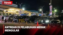 Antrean di Dermaga Eksekutif Pelabuhan Merak Mengular, Pemudik Tunggu hingga 3 Jam
