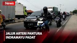 Arus Mudik di Jalur Arteri Pantura Padat, Pemudik dari Bekasi Habiskan Waktu 12 Jam ke Indramayu
