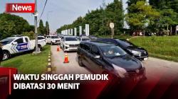 Antrean Kendaraan Masuk Rest Area Tol Cipali Mengular, Waktu Singgah Pemudik Dibatasi