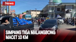 Polisi Berlakukan Sistem One Way Imbas Simpang Tiga Malangbong Macet 10 Km