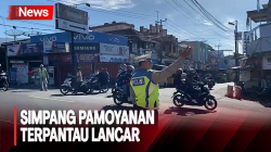 Melihat Arus Mudik di Simpang Pamoyanan Lingkar Gentong Pagi Ini