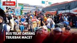 Jadwal Keberangkatan di Terminal Bekasi Terganggu akibat Bus Terjebak Macet