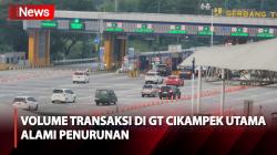 Lalu Lintas Tol Jakarta-Cikampek Landai Sore Ini, Volume Transaksi di GT Cikampek Utama Turun