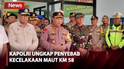 Kapolri Ungkap Kronologi Kecelakaan Maut Tol Japek KM 58, Sebut Grandmax Keluar dari Contraflow