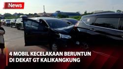 Rem Mendadak Picu 4 Mobil Kecelakaan Beruntun di Dekat GT Kalikangkung