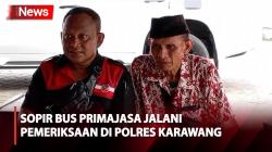 Usai Kecelakaan Maut KM 58, Sopir Bus Primajasa Jalani Pemeriksaan di Polres Karawang