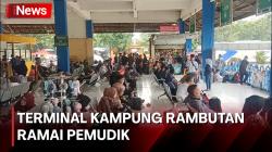  Melihat Arus Mudik di Terminal Kampung Rambutan dan Terminal Bayangan Pasar Rebo Masih