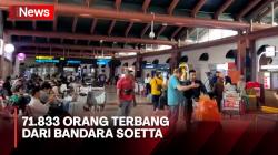 71.833 Orang Terbang dari Bandara Soekarno-Hatta Hari Ini