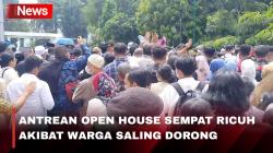 Antrean Open House di Istana Negara Sempat Ricuh akibat Warga Saling Dorong 