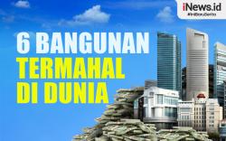 Infografis Deretan Bangunan Termahal di Dunia