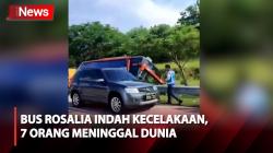 Bus Rosalia Indah Jurusan Jakarta-Solo Kecelakaan di Tol Batang, 7 Orang Meninggal Dunia