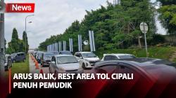 Jelang Arus Balik, Pemudik Padati Rest Area KM 86 Tol Cipali